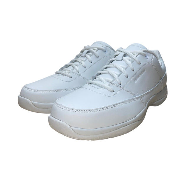Rockport Men’s Gary White Leather Lace-Up Athletic ProWalker Shoes Size 10.5