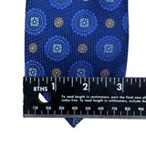 Jos A Bank Mens Blue Silk Patterned Tie Classic Style