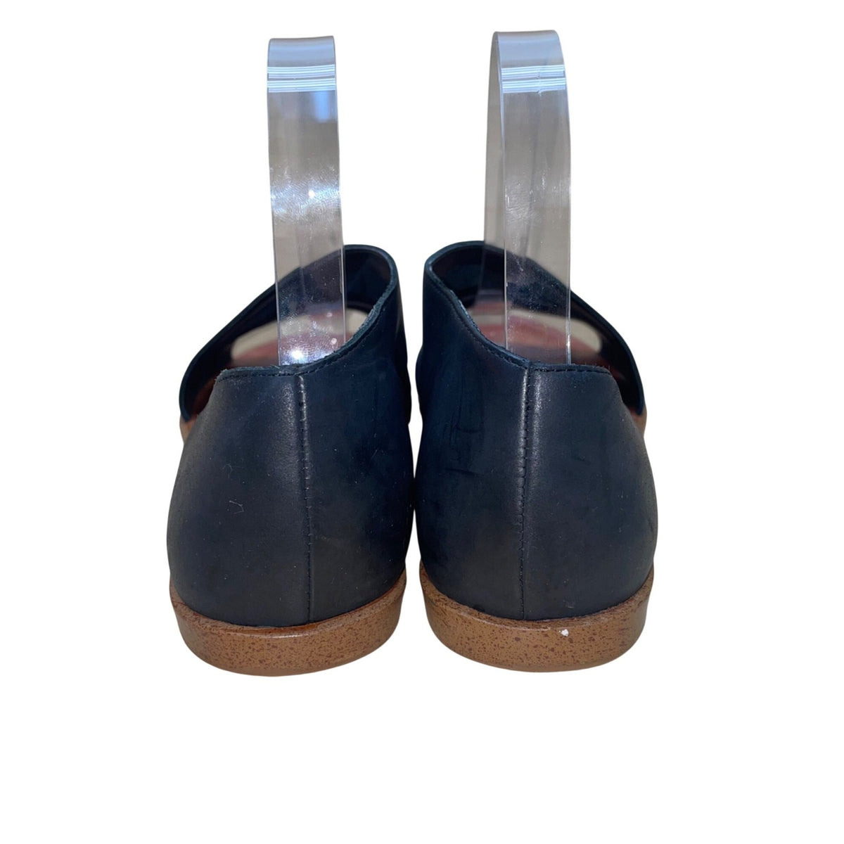 1.State Women’s Blue Leather Open Toe Slingback Celvin Sandals Size 7.5M