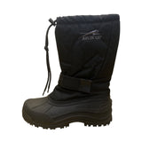 Arctic Cat Men’s Black Adhesive Adjust Strap Insulated Snow Winter Boots Sz 10
