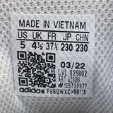 Adidas Women’s White & Black Primegreen Indoor Trainers Shoes Size 5