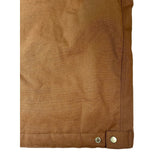 Supervsn Studios Men's Light Brown Zip Up Padded Work Jacket Sz XXL