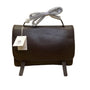 Josephine Women’s Dark Brown Faux Leather Adjustable Strap Crossbody Handbag
