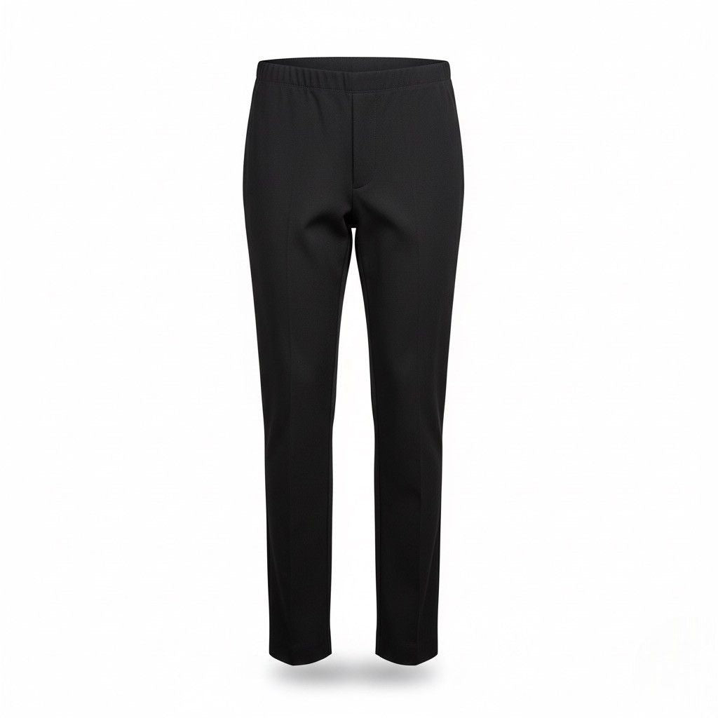 Karen Kane Womens Black Polyester Slim Fit Pants Comfortable Stretch Waist Sz S