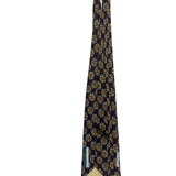 Omaggio By Robert Talbott Mens Purple Silk Floral Pattern Necktie Italy Design N