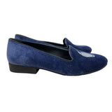 Jack Rogers Women’s Blue Velvet Loafers Sz 9.5M (EU 41) NWOB