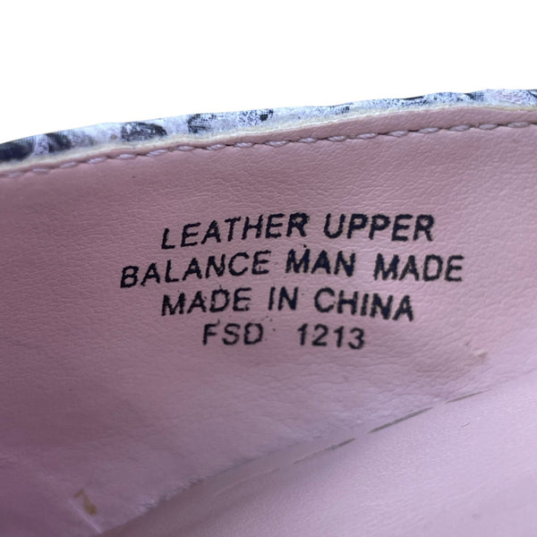 Enzo Angiolini Women’s Gray Black Leather DOrsay Snakeskin Print Pumps Size 7.5M