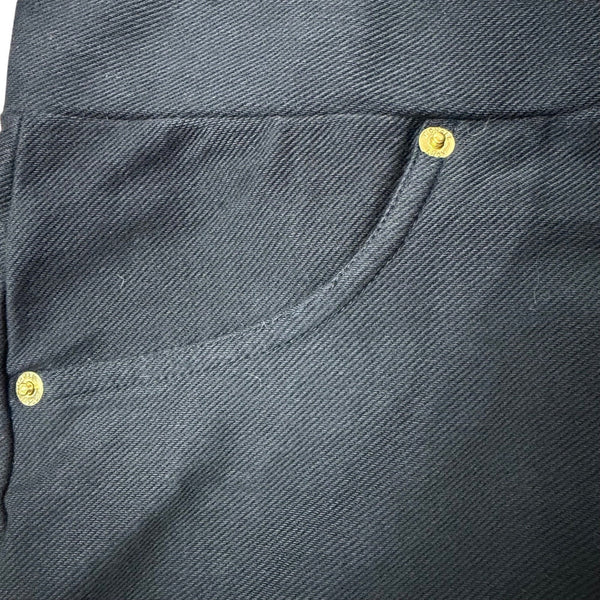Michael Kors Womens Black Pants Stylish Slim Fit Stretch Size 2X