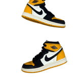 Nike Boys Air Jordan Yellow High Top Sneakers  Sz 12C