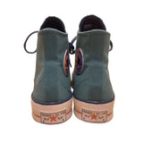 Converse Unisex Green Canvas Chuck Taylor All Star Hi-Top Sneakers Sz 6.5M/8.5W