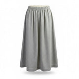 Zara Girls Gray Elastic Waist Midi Skirt Comfortable Casual Size 13-14 