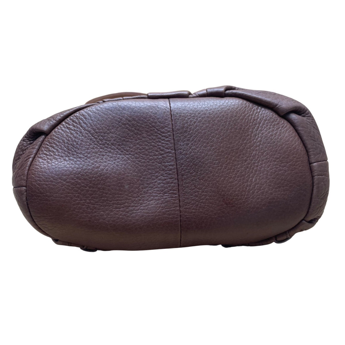 Day & Mood Women’s Brown Leather Woven Zip Closure Adjustable Crossbody Bag