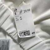 H&M Women's White Straight Pants Sz 10 - NWT