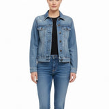 Pamela Love J.Crew Womens Blue Denim Jacket Button Front Size S