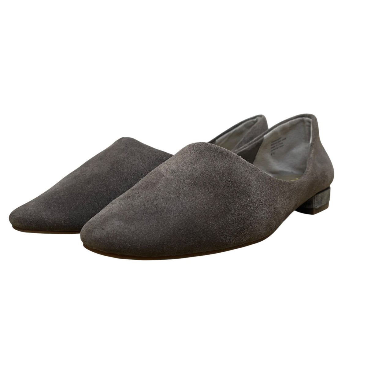 Seychelles Women’s Gray Suede Leather Low Heel Flats Size 8.5
