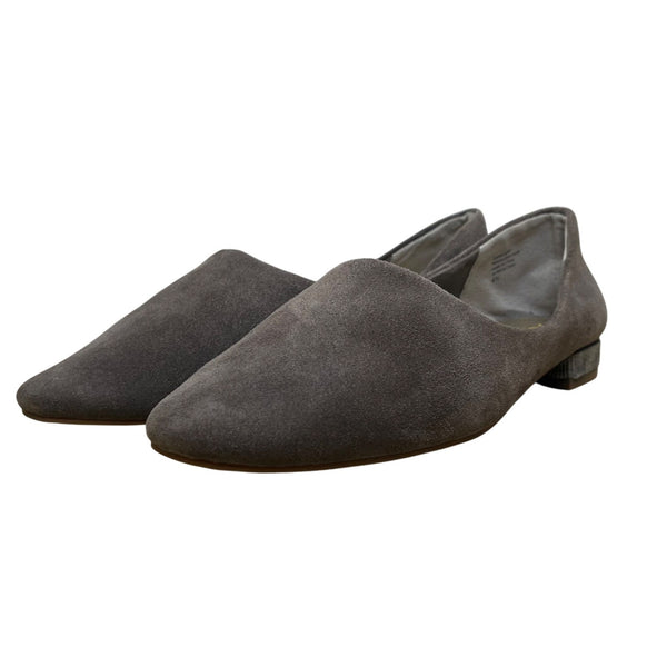 Seychelles Women’s Gray Suede Leather Low Heel Flats Size 8.5