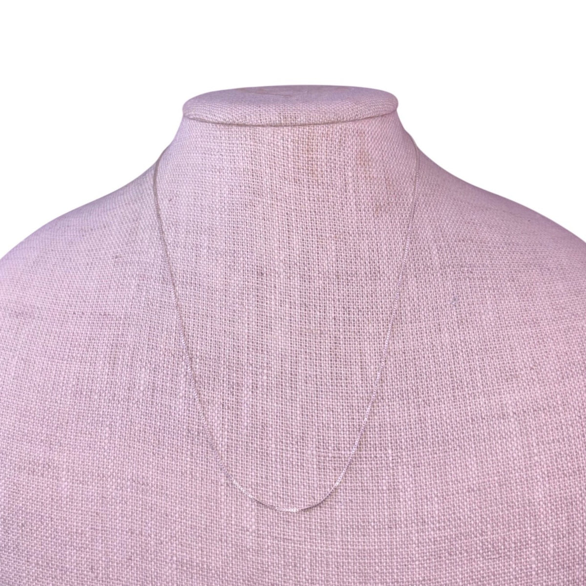 Dune Womens Silver Tone 925 Sterling Chain Necklace Made In Italy 