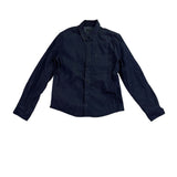 Lucky Brand Dark Wash Denim Mens Button-Up Long Sleeve Shirt Size S