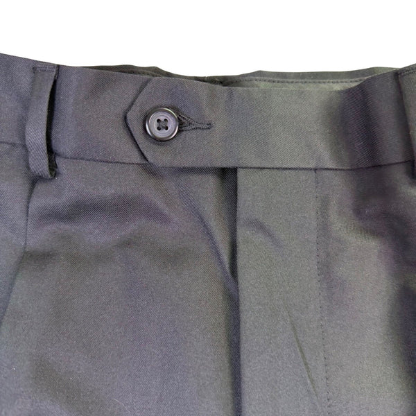 George Mens Black Pleated & Straight Leg Fit Dress Pants Size 36X32 