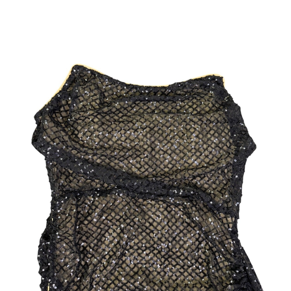 Fashion Nova Womens Black Sequined Stretch Dress Party Evening Size 1X