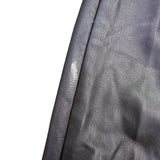 J.Crew Womens Black Faux Leather Pants Slim Fit Straight Leg Design Size 31