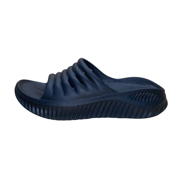 Kuailu Women’s Black Slip-On Orthopedic Slide Sandals Size 7US