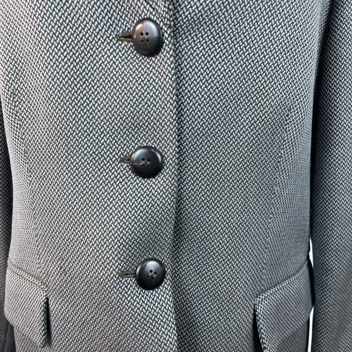Collezioni Women's Gray Blazer Sz 16 (EU 48)