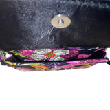 Vera Bradley Women’s Multicolor Floral Adjustable Strap Crossbody Bag Wallet