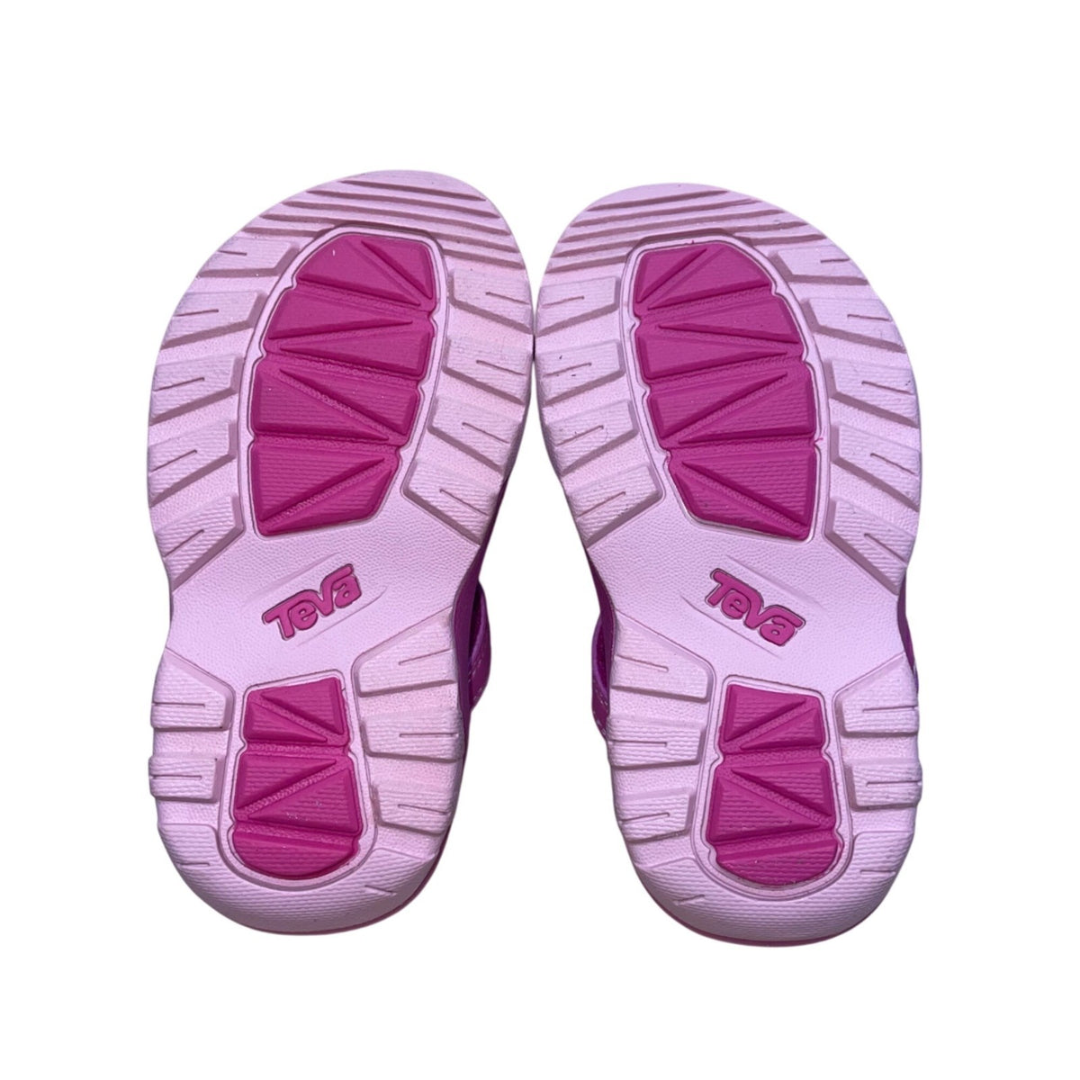 Teva Girls Pink Adjustable Strap Lightweight Comfort Sandals Size 6