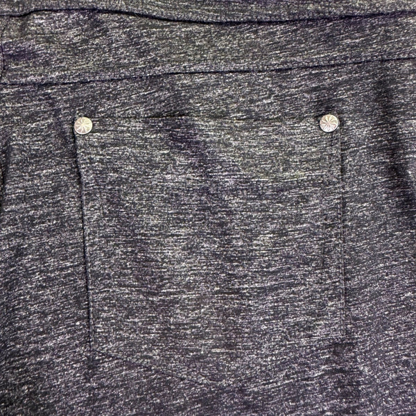 Athleta Womens Gray Stretch Flare-Leg Pants Size XL