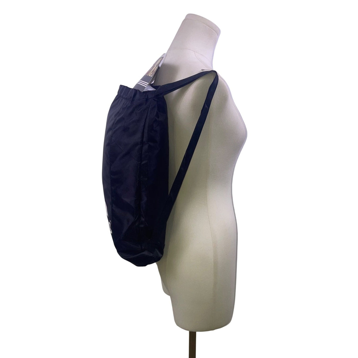 Adidas Unisex Black Polyester Sackpack Drawstring Bag One Size