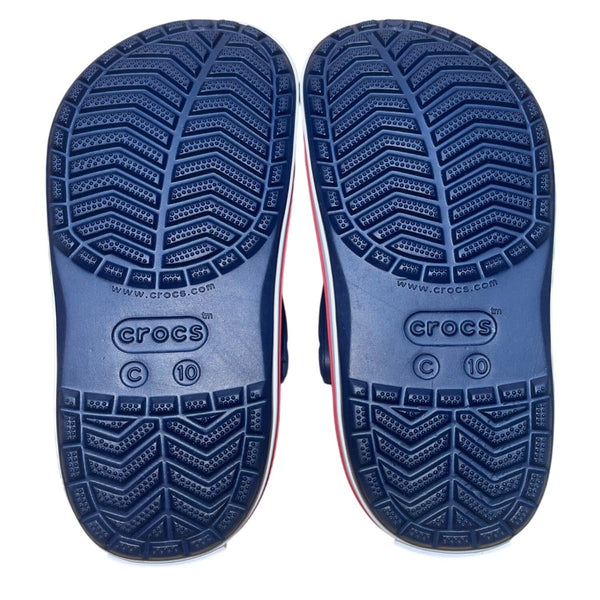 Crocs Kids Navy Blue Classic Rubber Clog Sandals Size C10