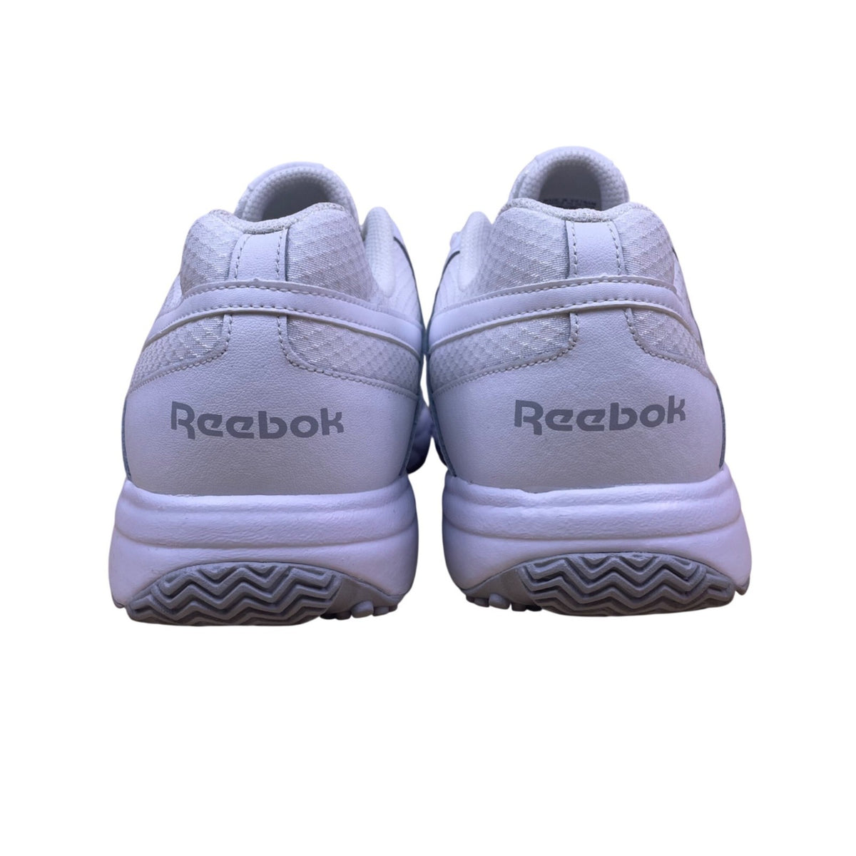Reebok Men’s White MemoryTech LT Slip Resistant Athletic Walking Shoes Size 10.5