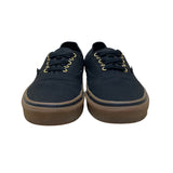 Vans Men’s Black Canvas Gum Sole Low Top Lace Up Authentic Sneakers Size 9.5