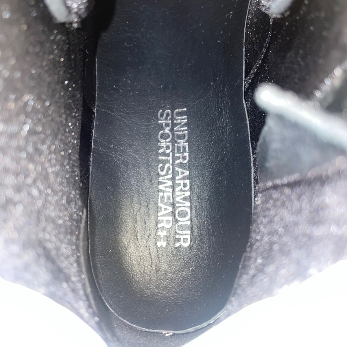Under Armour Men’s Black Suede White Sole UA Capeside High-Top Sneakers Size 9