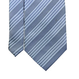 Venetto Mens Blue Polyester Striped Tie