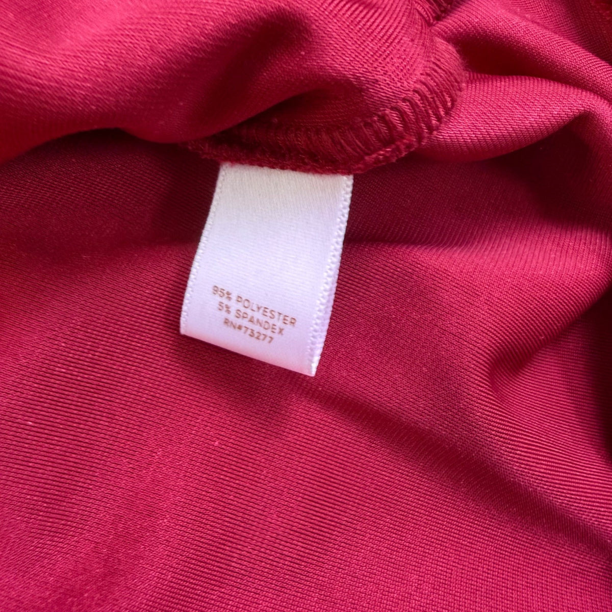 Lauren Conrad Womens Red Velvet Keyhole Back Top Size M
