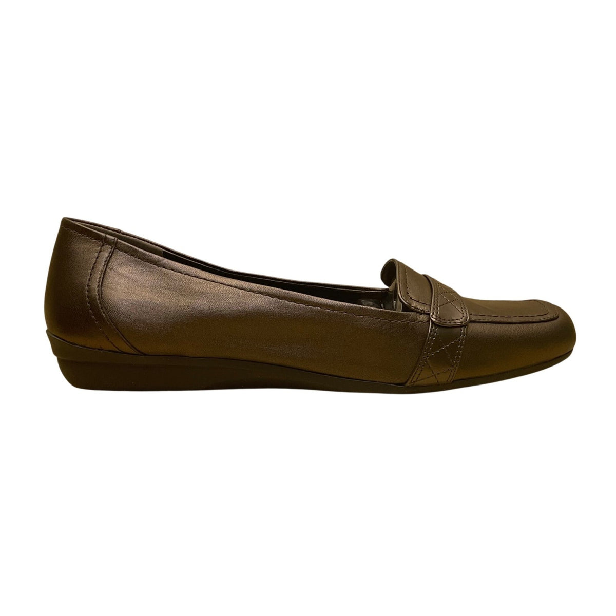 Easy Spirit Women’s Copper Powder Leather Upper Jaidas Loafer Shoes Size 10M