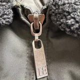Perry Ellis Portfolio Mens Green Polyester Bomber Jacket Sherpa-Lined Collar Siz
