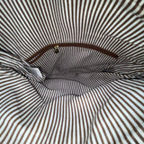 Nine West Women’s Brown Woven Faux Leather Zip Closure Foldover Clutch Bag