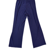 R&M Richards Womens Navy 2-Piece Petite Pant & Tee Stretch Set Size 14P