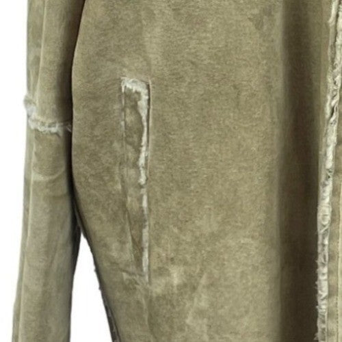 Leather Limited Women's Tan Long Sleeve Zip Up Leather Coat Sz XL