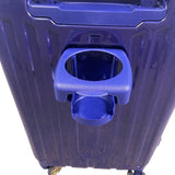 Triforce Unisex Blue Aluminum 2-Piece Luggage Set With Spinner Wheels & TSA Lock