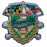 Maryland Bayside Breeze 12U Black 2015 Baseball Team Pin With Dual Backing