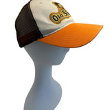 The Simpsons Old School Homer Brown Bio Domes Baseball Cap Hat Sz Kids