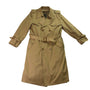 Vintage Christian D Mens Beige Trench Coat  Belted Classic Size 44R