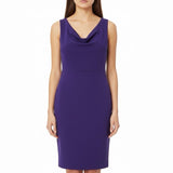 White House Black Market Womens Purple Sleeveless Fit Dress Size 0P