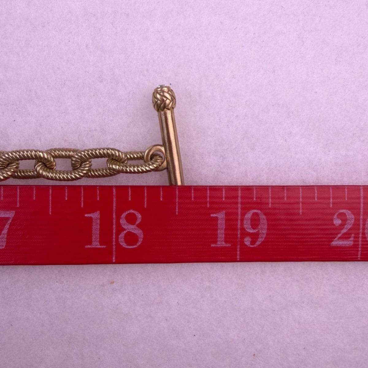 Jay Strongwater Womens Gold Tone Chain Toggle Clasp Necklace