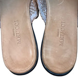 Sesto Meucci Women's Brown Woven Leather Mule Slip-On Shoes Size 10C