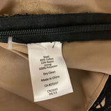 Talbots Petites Black Floral Lace Short Sleeve Top 14P New